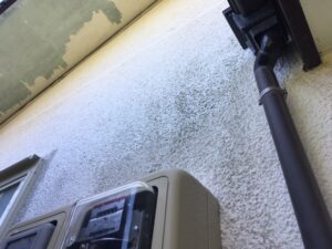 現地調査で確認した外壁の黒ずみと汚れ